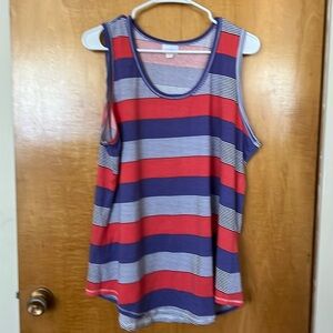 3XL striped tank top